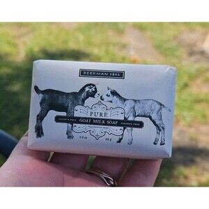 Beekman 1802 Pure Goat Milk Soap Bar Unscented FRAGRANCE FREE 3.5 oz